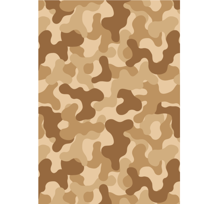 Abstract camo motif tapete z ornamentnimi motivi - TenStickers