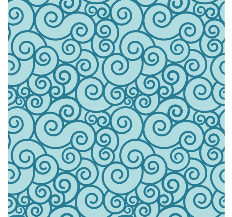 Swirly pattern accent tapete z ornamentnimi motivi - TenStickers