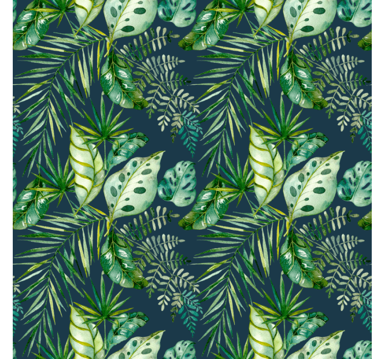 Jungle print vegetal design tapeta z vzorci in teksturami - TenStickers
