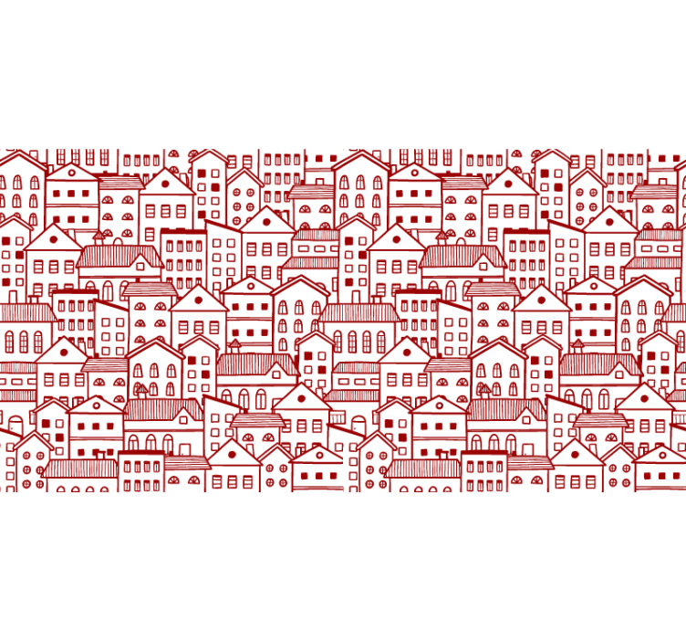 Modern city comic-book effect tapeta z vzorci in teksturami - TenStickers