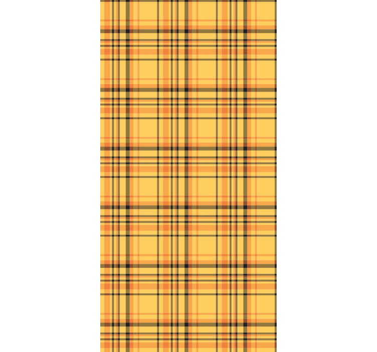 Tapete za spalnice s karirastim tekstilom - TenStickers