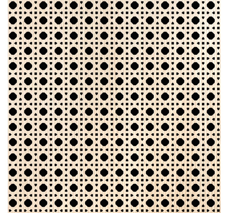 Light brown cannage tapeta z vzorci in teksturami - TenStickers