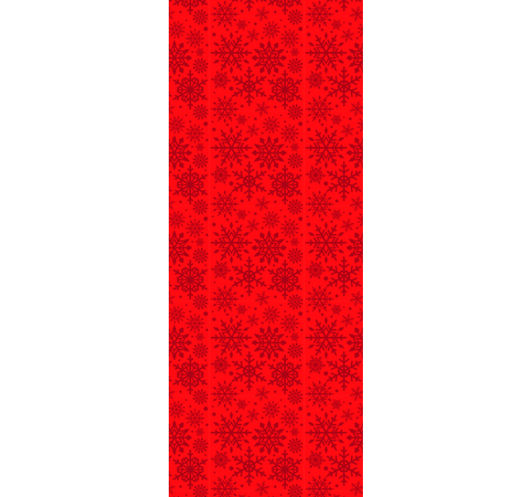 Božično ozadje za tapete rdeče snežinke - TenStickers