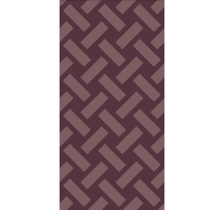Geometric purple squared pattern tapete za jedilnico - TenStickers