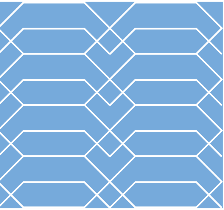 Geometric blue lines geometrijski zidni papir - TenStickers