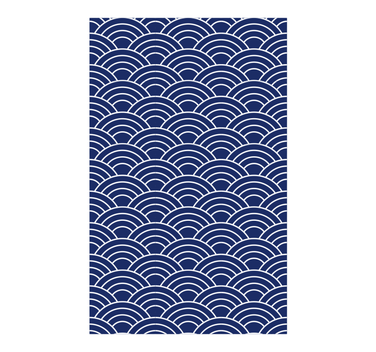 Wavy lines pattern geometrijski zidni papir - TenStickers