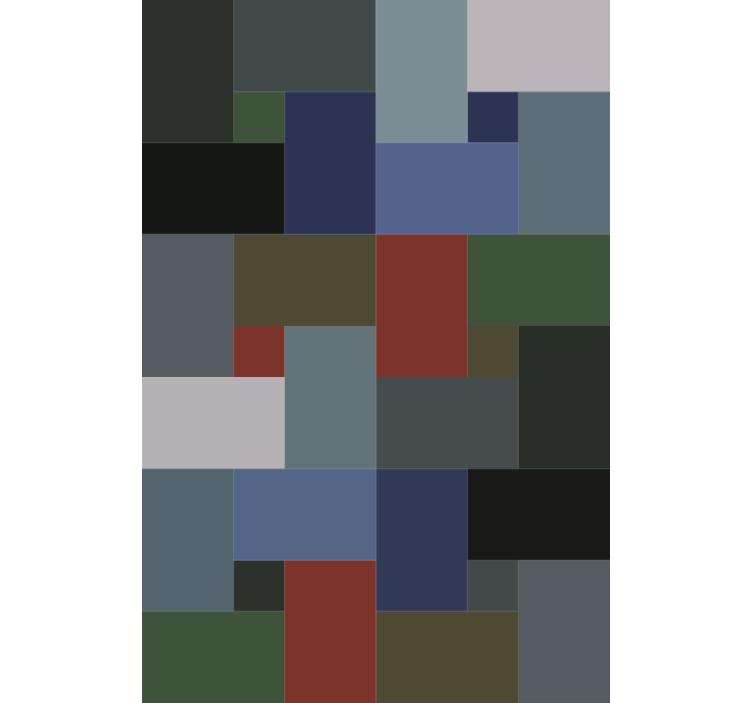 Geometric blocks geometrijski zidni papir - TenStickers