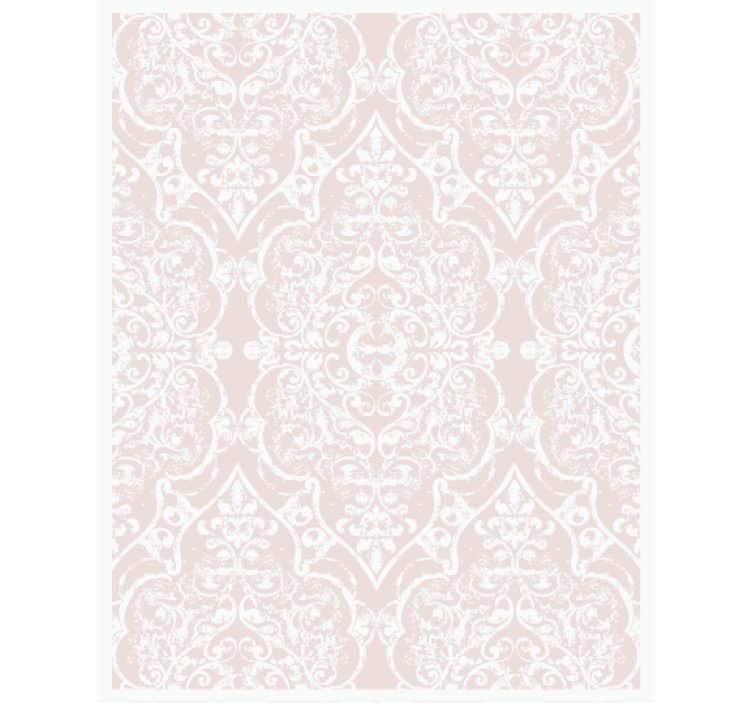 Light baroque pattern vintage tapeta - TenStickers