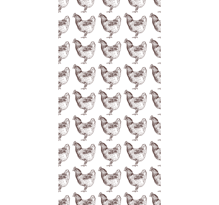 Original chicken design tapete za otroške sobe - TenStickers