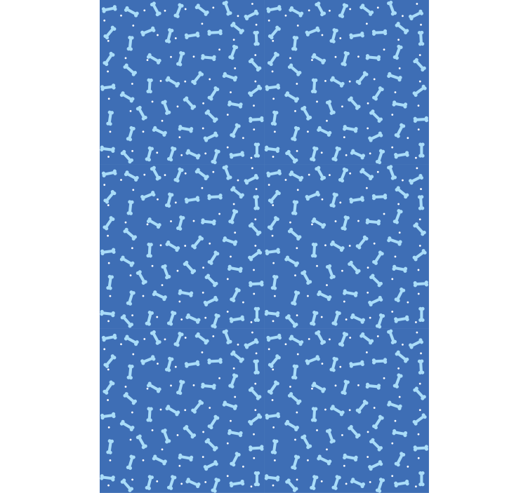 Tapete za otroške sobe vzorec kosti - TenStickers