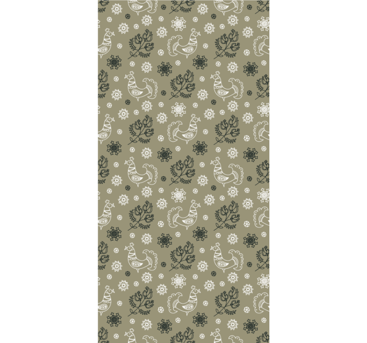 Tapete za otroške sobe s čudovitimi ptičjimi vzorci - TenStickers