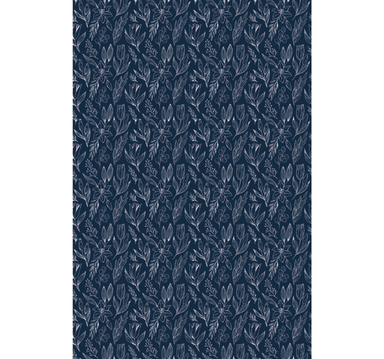 Lilies seamless pattern floral design hodnikovski tapeti - TenStickers