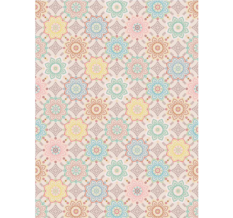 Original "granny chic" hodnikovski tapeti - TenStickers