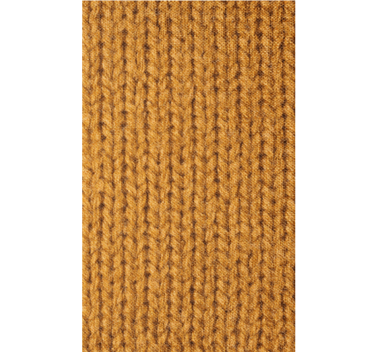 Tapeta za dnevno sobo oranžna imitacija naravnih vlaken - TenStickers