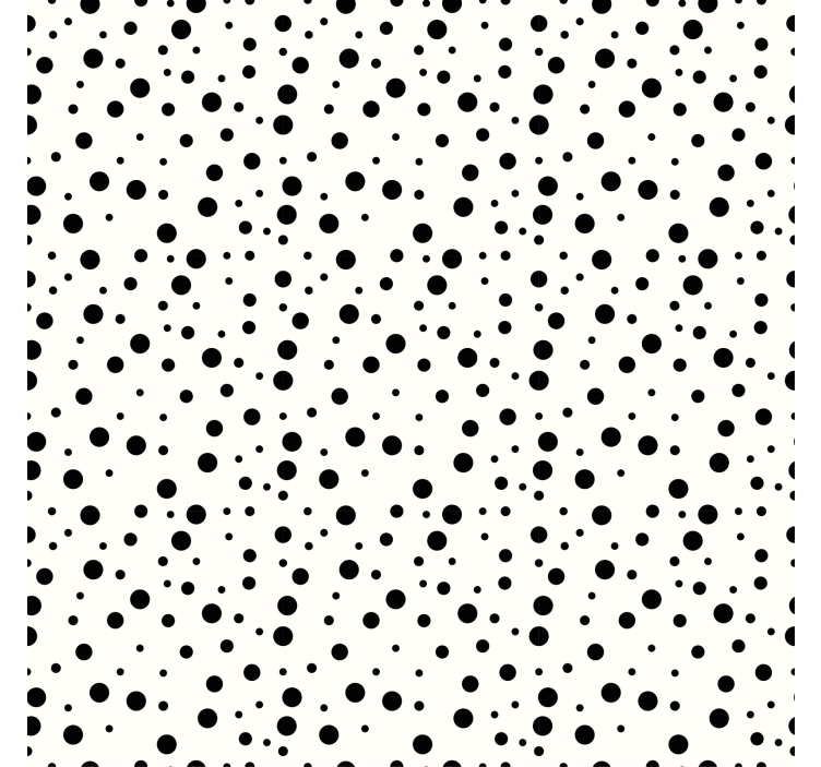 Monochrome dot pattern geometrijski zidni papir - TenStickers