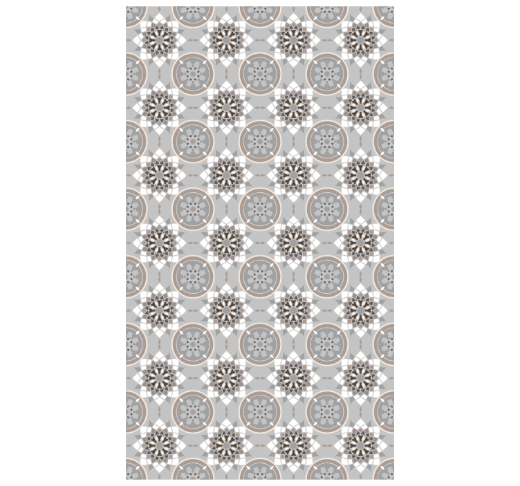 Tapete za kuhinjo cvetlični talni ploščice - TenStickers