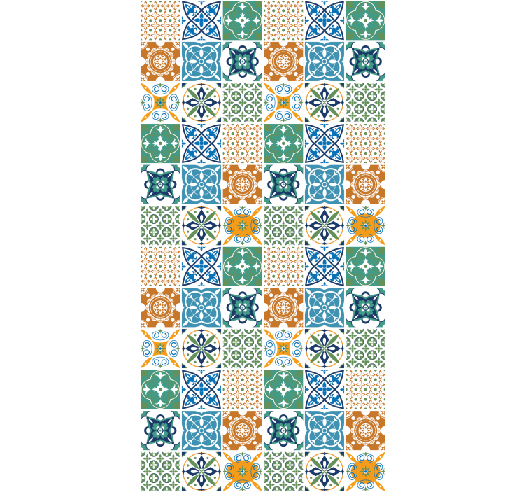 Tapete za kuhinjo mešanica porcelanskih ploščic - TenStickers