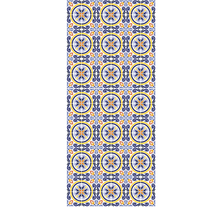 Tapete za kuhinjo poletne ploščice - TenStickers