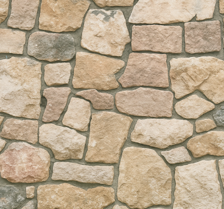 Tapeta za dnevno sobo bež kamenčkov - TenStickers