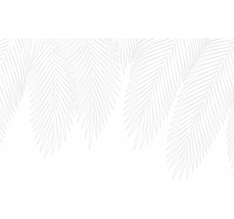 Tapeta za glavno spalnico nevtralna palma - TenStickers