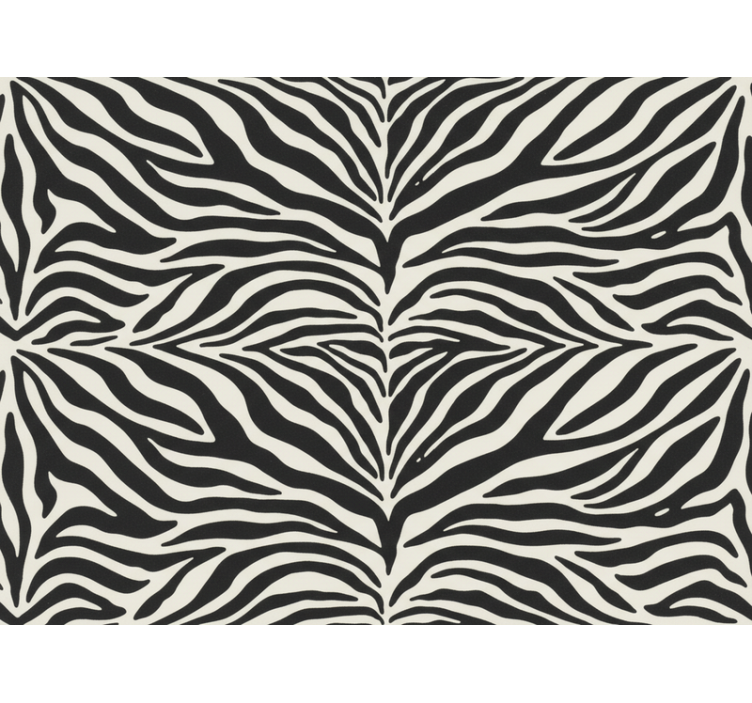 Zebra vzorec tapeta realističen zebra vzorec - TenStickers