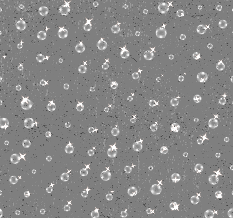 Biseri na betonsko sivih tapeta - TenStickers