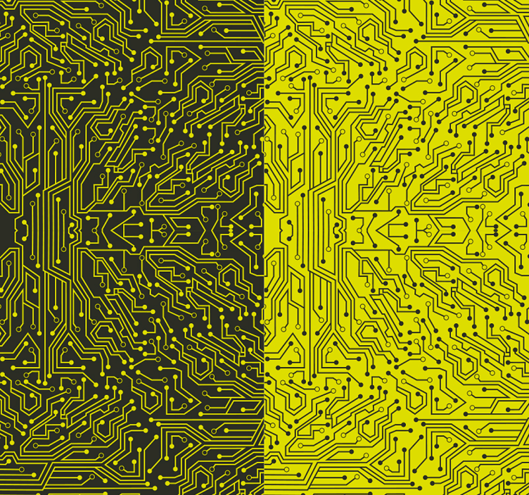 Abstraktne tapeta metro linije - TenStickers