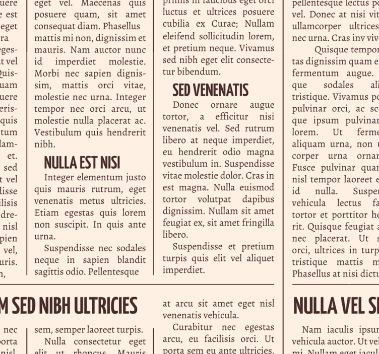 tapeta vintage časopis natisni povzetek - TenStickers