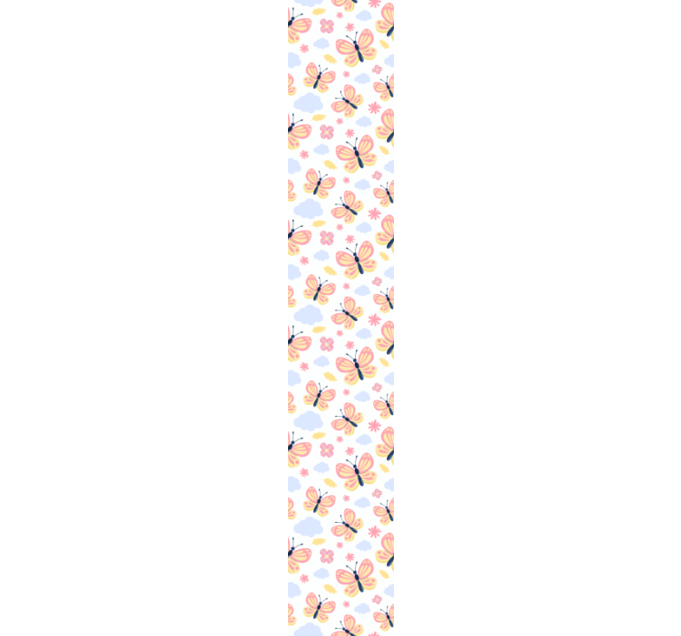 Vzorci oblakov metuljev ozadje z metulji - TenStickers