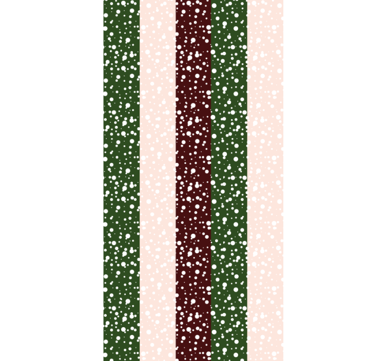 črtast vzorec polka tapeta trak - TenStickers