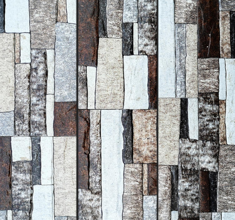 Kamnite visoke tapeta z teksturnimi tapeta - TenStickers