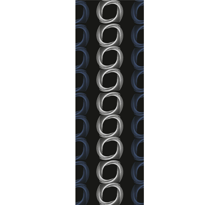 Krožni vzorci abstraktno tapeta - TenStickers