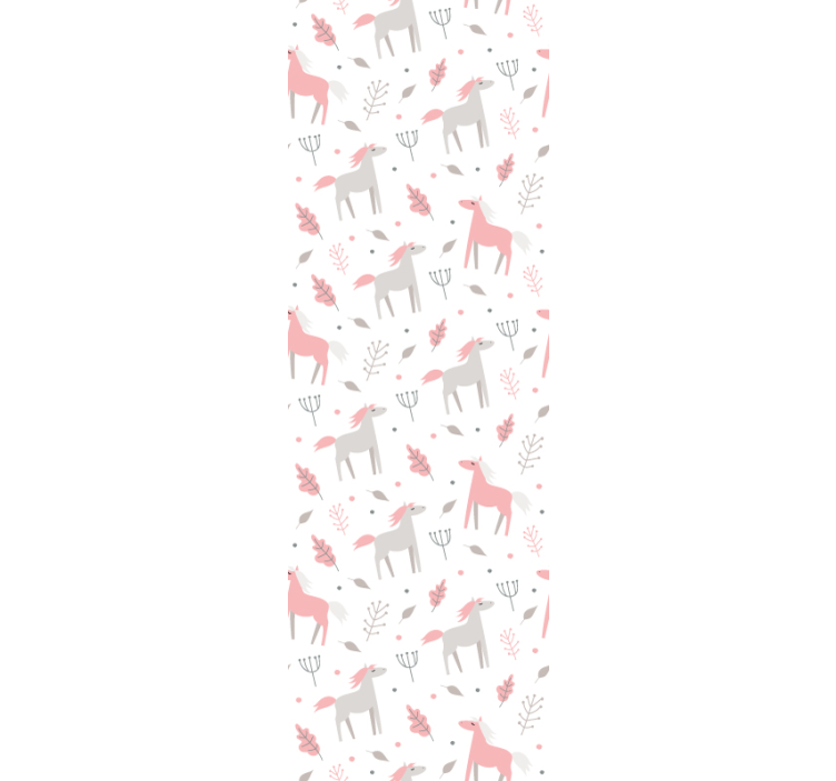 Pastelni vzorec favne tapeta z živalmi - TenStickers