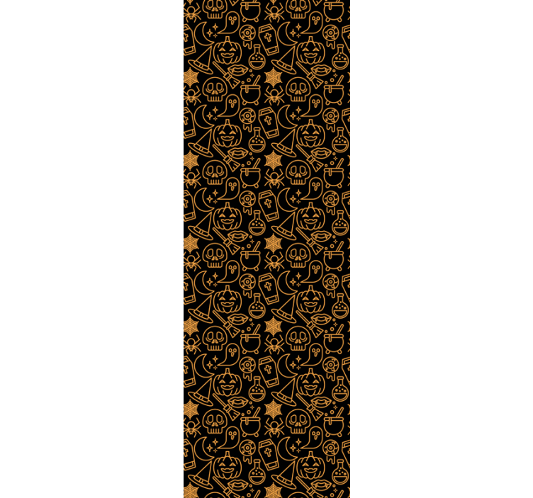 Srhljive podobe sezone Halloween ozadje - TenStickers