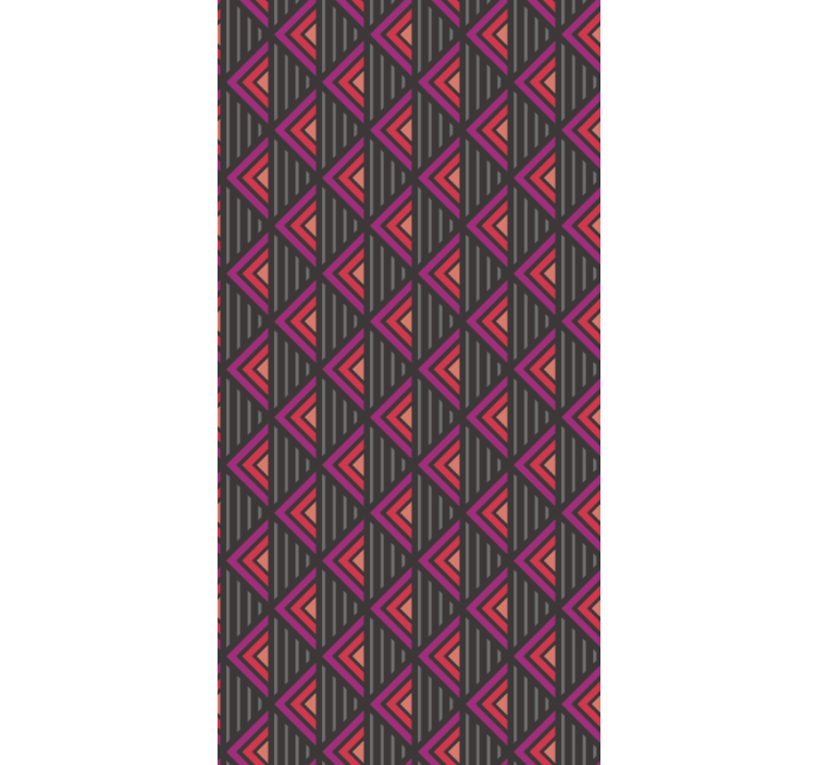 Trikotna mreža Tapeta za dnevno sobo - TenStickers