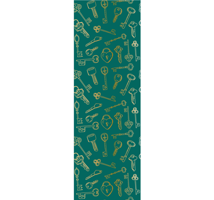 Vintage vzorci ključev Tapete z ornamentnimi motivi - TenStickers