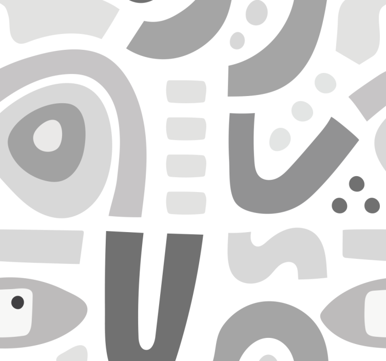 Abstraktne geometrijske oblike geometrijski zidni papir - TenStickers