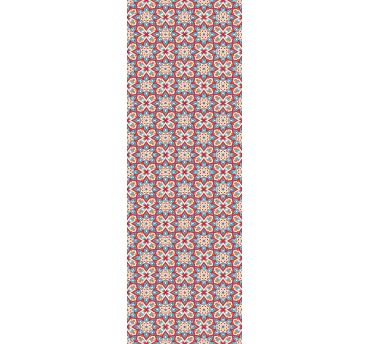 Vzorec, ki ga navdihuje ploščica tapeta z vzorcem ploščic - TenStickers