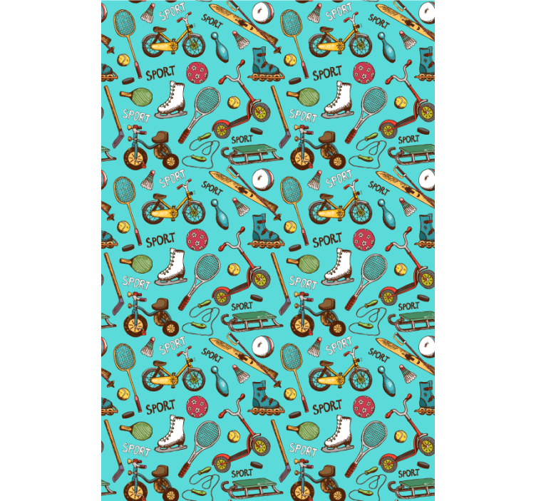 športne ikone najstnice tapeta spalnice - TenStickers