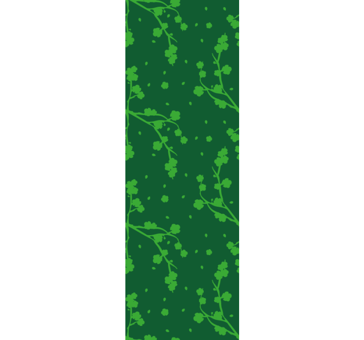 Botanično zelenje tapeta z listi - TenStickers