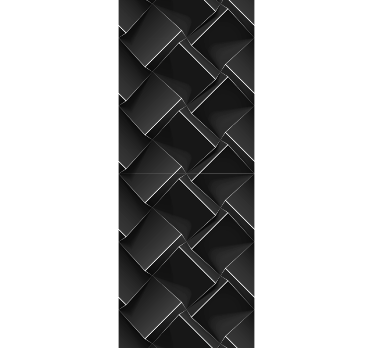 3d kubični kvadratni 3d tapeta - TenStickers