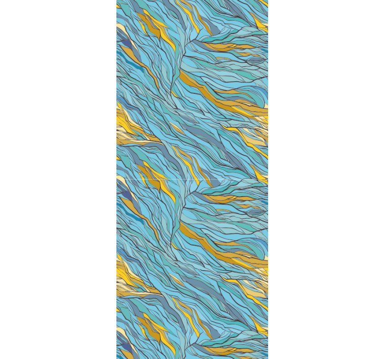 Abstraktni organski tok abstraktno tapeta - TenStickers