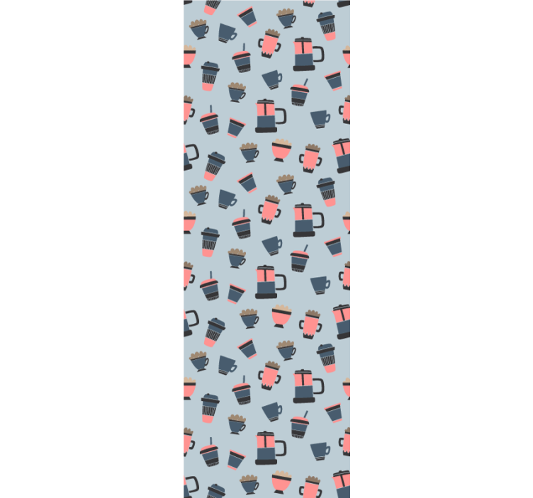 Motivi skodelic za kavo Tapete za kuhinjo - TenStickers