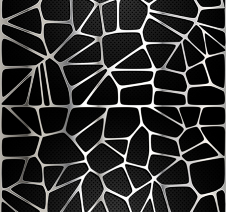 Kovinski vzorec abstraktno tapeta - TenStickers