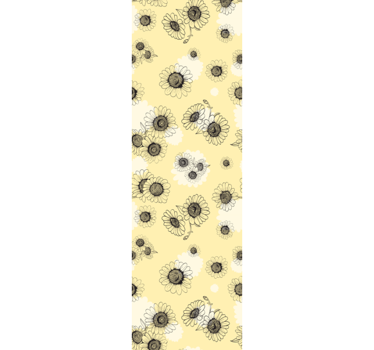 Cvetlični vzorci tapeta z motivom vrtnice - TenStickers