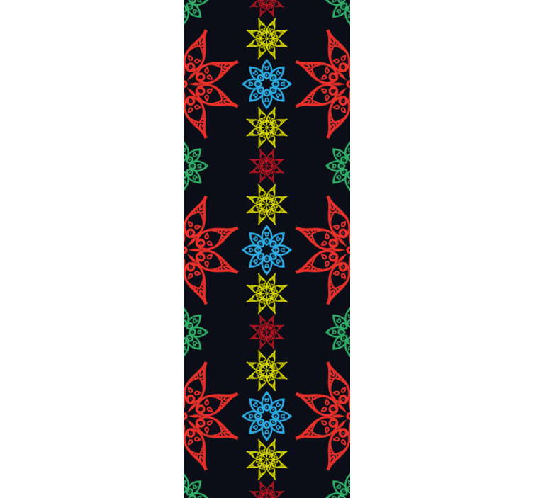 Cvetlični okras Tapete z ornamentnimi motivi - TenStickers