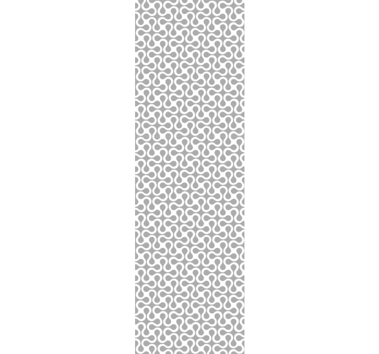 Moderna bela twister moderna tapeta - TenStickers