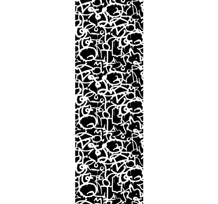 Abecedni kaos tapeta z napisi in črkami - TenStickers