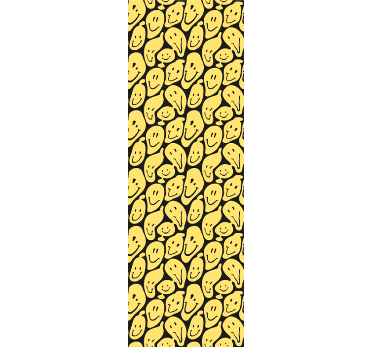 Vzorec nasmejanih obrazov moderno tapeta za stene - TenStickers