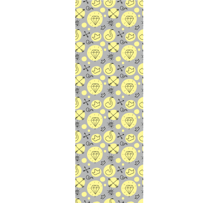 Simboli doodle mešanica umetniško tapeta - TenStickers